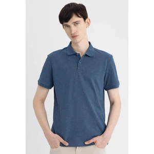 Regular Fit Kısa Kollu Basic Düz Polo Tişört T0126AZ24SM