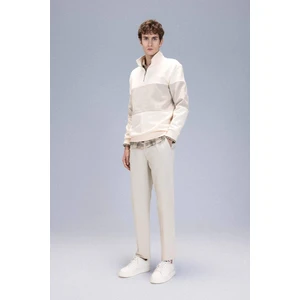 Chino Kanvas Pantolon Tapered Fit Normal Kesim Cepli C9443AX24AU