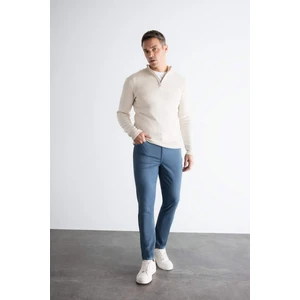 Chino Kanvas Pantolon Slim Fit Dar Kesim Pamuklu Esnek Dar Paça C9441AX24AU