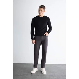Chino Kanvas Pantolon Slim Fit Dar Kesim Pamuklu Esnek Dar Paça C9441AX24AU