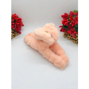 Yumuşak Tüylü Peluş Kıskaçlı Mandal Toka