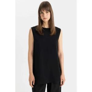 Regular Fit Bisiklet Yaka Basic Düz Atlet Tunik A8171AX24SM