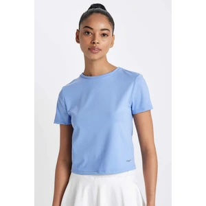 DeFactoFit Slim Fit Dar Kesim Bisiklet Yaka Arma Baskılı Sporcu Kısa Kollu Tişört C8369AX24HS