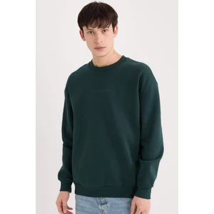 Boxy Fit Bisiklet Yaka Baskılı Sweatshirt X8282AZ24AU