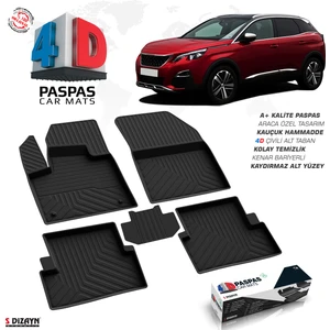 Peugeot 3008 Access 4D Havuzlu Paspas 2016-2023