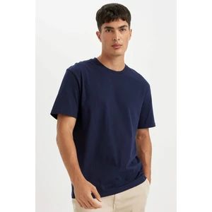 %100 Pamuk New Regular Fit Bisiklet Yaka Basic Düz Kısa Kollu Tişört V7699AZ24AU