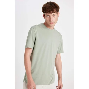 %100 Pamuk New Regular Fit Bisiklet Yaka Basic Düz Kısa Kollu Tişört V7699AZ24AU