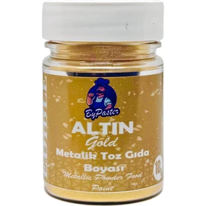 Metalik Toz Boya Altın 10 gr Yenilebilir Simli Boya
