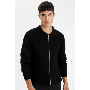 Standart Fit Normal Kesim Polo Yaka Triko Hırka D3592AX24WN