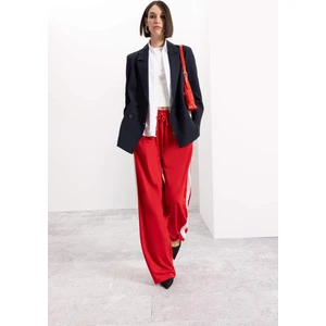 Coool Wide Leg Geniş Bol Paça Eşofman Altı Geniş Paça Beli Lastikli Bağcıklı Şeritli D4764AX24AU