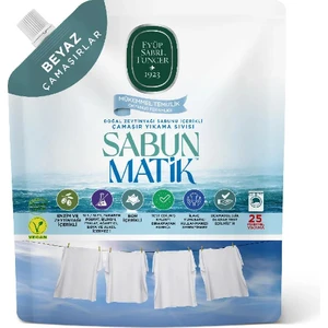 Eyüp Sabri Tuncer Doğal Zeytinyağı Içerikli Çamaşır Sıvısı Beyaz 1,5 Lt