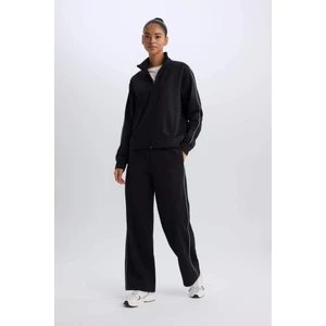 DeFactoFit Wide Leg Geniş Paça Eşofman Altı Standart Boy Beli Lastikli Pike B3987AX24WN