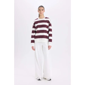 Standart Fit Jogger Kalın Kışlık Eşofman Altı Basic Düz Beli Lastikli Geniş Paça Uzun Boy D6274AX24AU