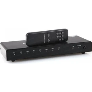 8 Giriş - 1 Çıkış HDMI Switch / 4K Ultra HD, 3D, LED, Uzaktan Kumandalı Sinyal Seçici (DK-HD-SW8X1)