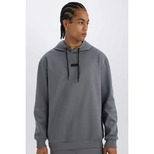 DeFactoFit Standart Fit Kapüşonlu Basic Düz Sporcu Sweatshirt D3736AX24WN