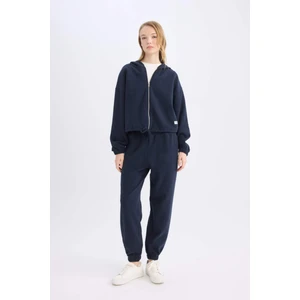 Coool Basic Düz Jogger Eşofman Altı Beli Paçası Lastikli E1478AX24WN