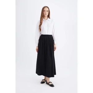 A Kesim Normal Bel Basic Düz Kloş Maxi Etek E2369AX24WN