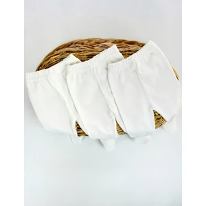 Omy Patikli Tek Alt 3'lü %100 Pamuk Organik Yenidoğan Hastane Çıkışı