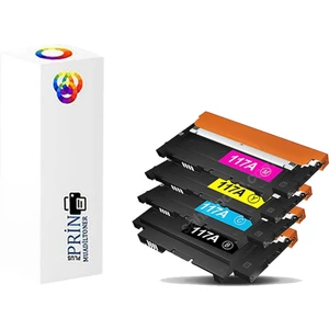 Plusprint Hp Color Laser Mfp 178NW-117A UYUMLU 1 Set Muadil Toner Chipli Renkli