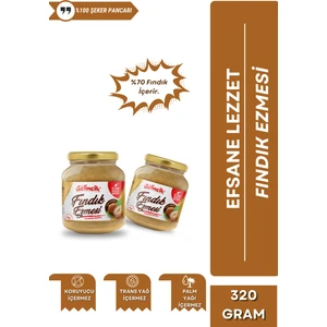 Kahvaltılık Sürülebilir Doğal Katkısız 300GR Özel Üretim Fındık Ezmesi