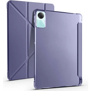 Xiaomi Redmi Pad Se (11INC 2023) Uyumlu Yatay ve Dikey Standlı Antişok Köşe Korumalı Kalemlikli Origami Slikon Kılıf