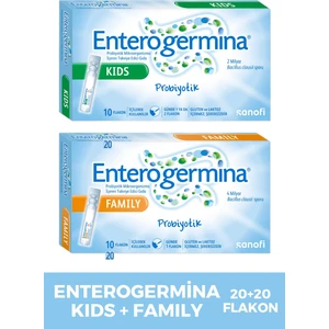 Family 5 ml x 20 Flakon + Enterogermina Kids 5 ml 20 Flakon