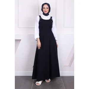 İmaj Butik Lacivert Fermuar Detaylı Gabardin Jile