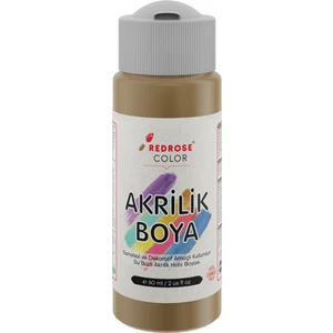 Red Rose Akrilik Boya Açık Kahverengi  60'ml