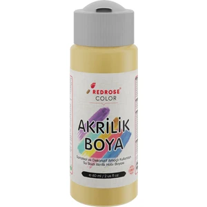 Red Rose Akrilik Boya Hardal  60'ml