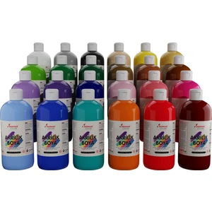 Red Rose Akrilik Boya 24 Renk 24X500 gr.