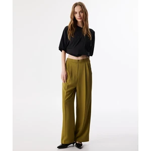 PİLELİ WIDE LEG FİT PANTOLON TS1250003161070