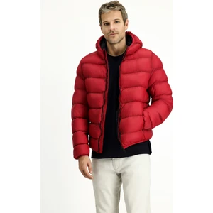 Kapüşonlu Çantalı Spor Şişme Mont