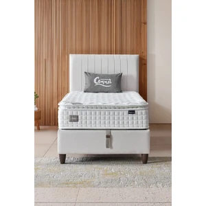 Cennet Yatak Zambak 3'lü Set (Yatak+ Baza + Başlık)  Tek Kişilik Yatak Seti