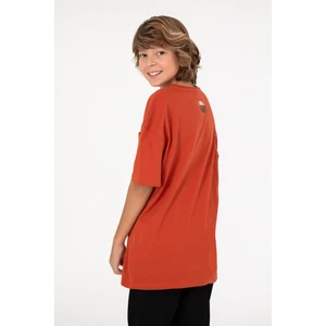 U.S. Polo Assn. Erkek Çocuk Kiremit Tişört 50295428-VR031