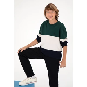 U.S. Polo Assn. Erkek Çocuk Koyu Yeşil Kazak /Triko 50295544-VR079