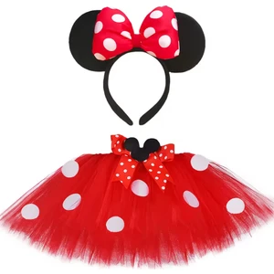 Moda Sitesi Minnie Mouse Kız Çocuk Etek , Tütü Etek
