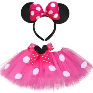 Moda Sitesi Minnie Mouse Kız Çocuk Etek , Tütü Etek