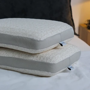 Visco Sleep Visco Yastık Ergonomik Yastık Fiore Doğal Keten Kılıflı Yastık 65x40x14  cm