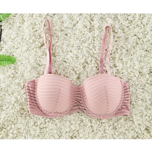 Elosh Boutique Çizgili Dolgusuz Kaplı Straplez Örme Sütyen