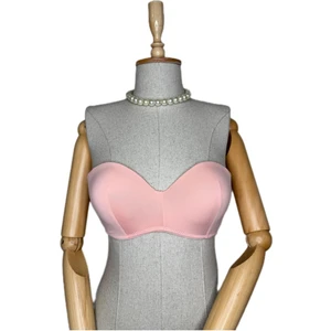 Elosh Boutique Ip Askılı Dolgusuz Bütün Kap Balkonet Çıkarılabilir Askılı Örme Sütyen