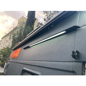 Karavan  Ledli Karavan Yağmur Oluğu Dış Aydınlatma Dış LED Oluk PSA ducato boxer jumper movano  Yağmurluk