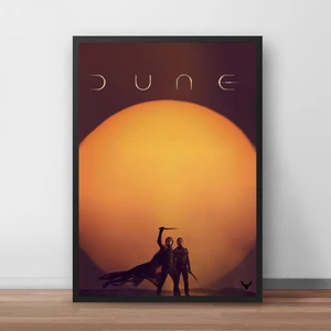 Dune Çöl Gezegeni Movie Film Çerçeveli Poster Tablo Yüksek Kalite Dekorasyon Tablo