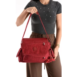 Postacı Okul Çantası Çapraz Askılı Büyük Boy 33*27 cm Askı Uzunluğu 130 cm Çok Cepli Kapaklı Omuz