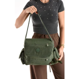 Postacı Okul Çantası Çapraz Askılı Büyük Boy 33*27 cm Askı Uzunluğu 130 cm Çok Cepli Kapaklı Omuz