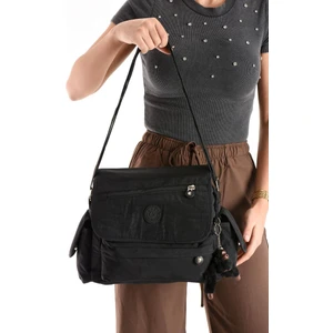 Postacı Okul Çantası Çapraz Askılı Büyük Boy 33*27 cm Askı Uzunluğu 130 cm Çok Cepli Kapaklı Omuz