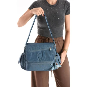 Postacı Okul Çantası Çapraz Askılı Büyük Boy 33*27 cm Askı Uzunluğu 130 cm Çok Cepli Kapaklı Omuz