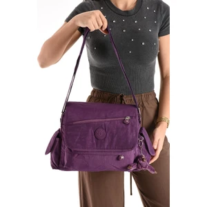 Postacı Okul Çantası Çapraz Askılı Büyük Boy 33*27 cm Askı Uzunluğu 130 cm Çok Cepli Kapaklı Omuz