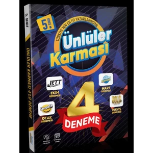 Ünlüler Karması 5. Sınıf 4'lü Karma Deneme