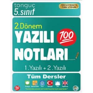 Tonguç Akademi 5. Sınıf Yazılı Notları 2. Dönem 1 ve 2. Yazılı 2025