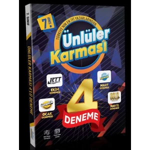 Ünlüler Karması 7. Sınıf 4'lü Karma Deneme